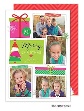 Perfect Present Holiday Flat Photo Card