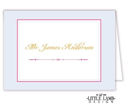 Simply Sophisticated Pale Placecard