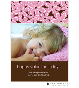 Daisy Valentine Photo Card
