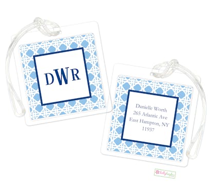 Blue Caning ID Tag