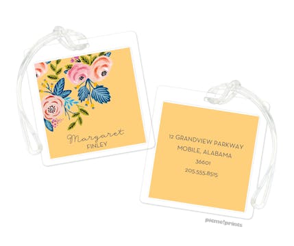 Rose of Spring Marigold ID Tag
