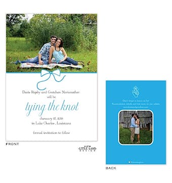 Tying the Knot Photo Save The Date