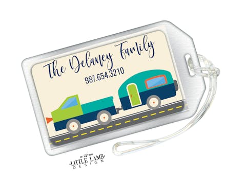 On the Road Luggage Tag