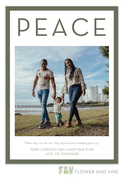 Peace Digital Photo Card