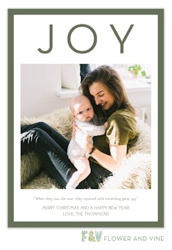 Joy Digital Photo Card