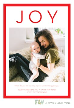 Joy Digital Photo Card