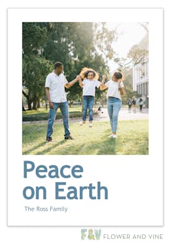 Peace on Earth Digital Photo Card