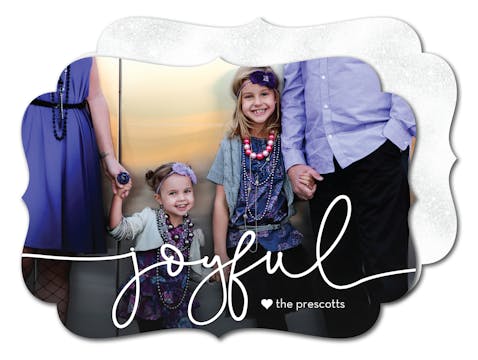 Joyful Holiday Photo Card