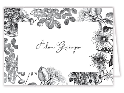 Classic Floral Placecard