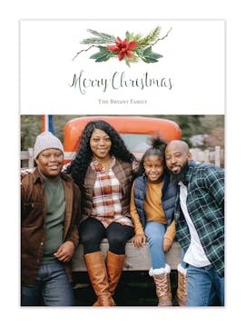 Beautiful Bough Holiday Photo Card