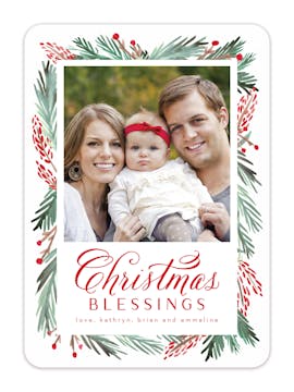 Blessed Bunch Holiday Photo Card