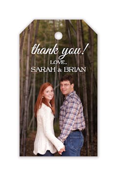 Full Bleed Photo Hanging Gift Tag