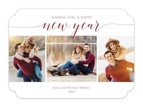 New Beginnings (Multi) Holiday Photo Card 