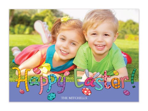 Fun Happy Easter (Horizontal) Photo Card