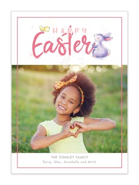 Happy Easter Friends Photo Card 