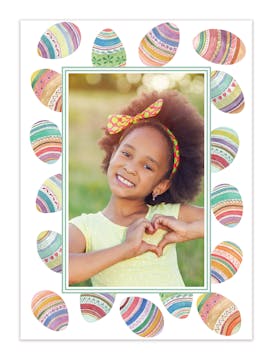 Easter Eggs (Vertical) Photo Card