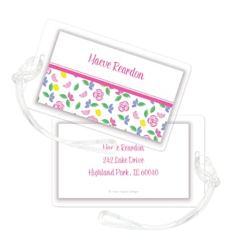 Ditsy Floral ID Tag