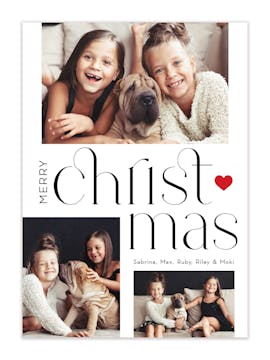Christ-mas  Holiday Photo Card