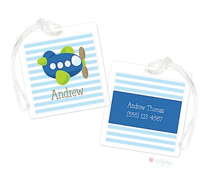 Andrew Airplane Luggage Tag
