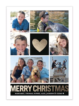 Picture Grid Holiday Photo Card
