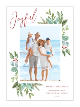 Joyful Season Holiday Photo Card