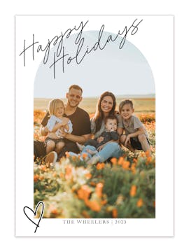 Holiday Arch Holiday Photo Card