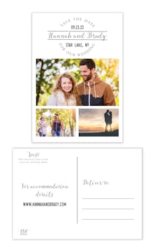 Signet Photo Save the Date Postcard