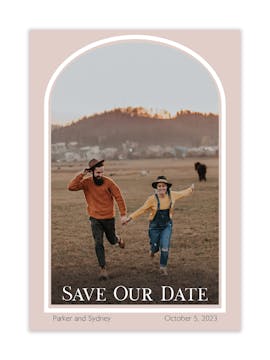 Archway Photo Save the Date Magnet