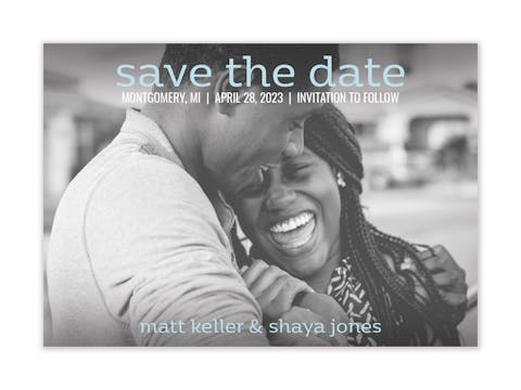 Simply Save The Date Magnet