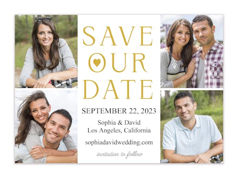 Multi-Photo Photo Save Our Date 