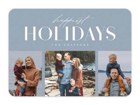 By the Sea Holiday Photo Card