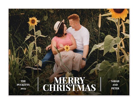 Christmas Greeting Holiday Photo Card