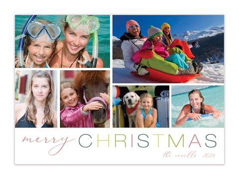 Thrill of Christmas Holiday Photo Card