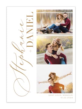 Devoted Save the Date Photo Card