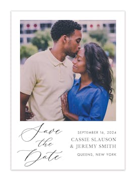 Epic Save the Date Photo Card