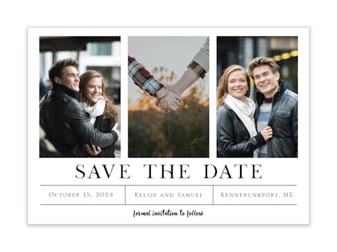 Our Story Photo Save the Date Magnet