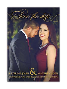 Montgomery Photo Save the Date Magnet