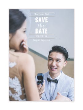 Perfect Save The Date Magnet