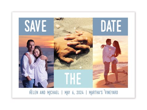 Something Blue Save The Date Magnet
