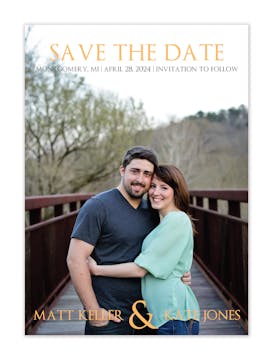 Simply Lovely Photo Save The Date