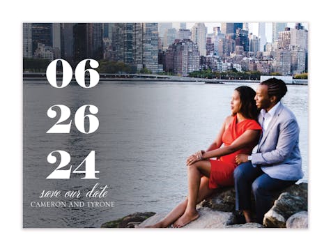 Our Date Photo Save the Date