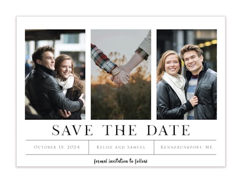 Our Story Photo Save the Date