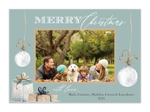 Magical Moment Holiday Photo Card