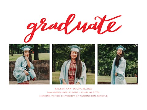 Graduate (multi-photo) Photo Card