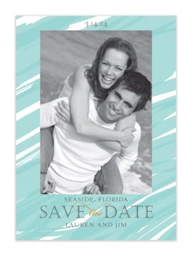 Seaside Photo Save the Date