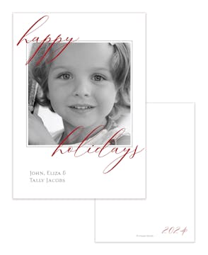 Cherish the Season Holiday Photo Card