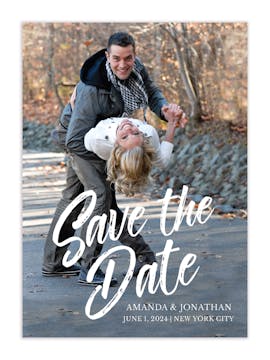 Painterly Photo Save the Date