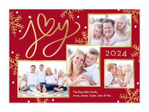 Heart of Joy Holiday Photo Card