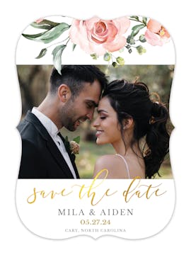 Love Blooms Save The Date-Photo