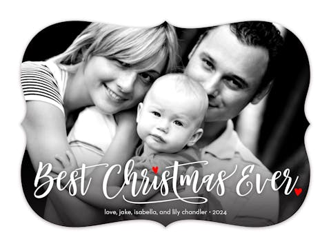 Best Christmas Ever Holiday Photo Card